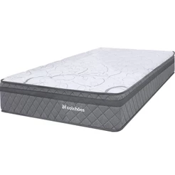 Colchão Solteiro Espuma D45 Extra Firme Ortopédico Antialérgico Certificado 78x188x24cm BF Colchões