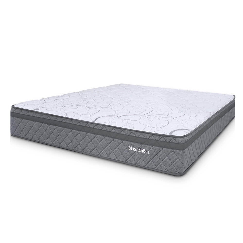 Colchão Casal Espuma D45 Extra Firme Ortopédico Antialérgico Certificado 138x188x24cm - BF Colchões em Oferta na Shopee