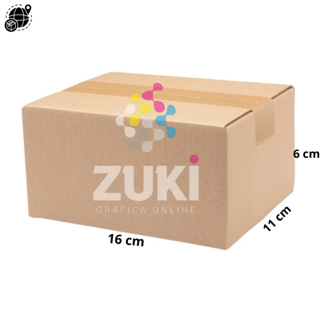 Kit 100 Embalagens Caixa De Papelão Correio Pequena Sedex 16x11x6 em Oferta na Shopee
