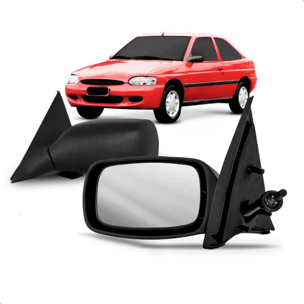 Retrovisor Escort 1997 A 2000 Zetec Manual Retrovex em Oferta na Shopee
