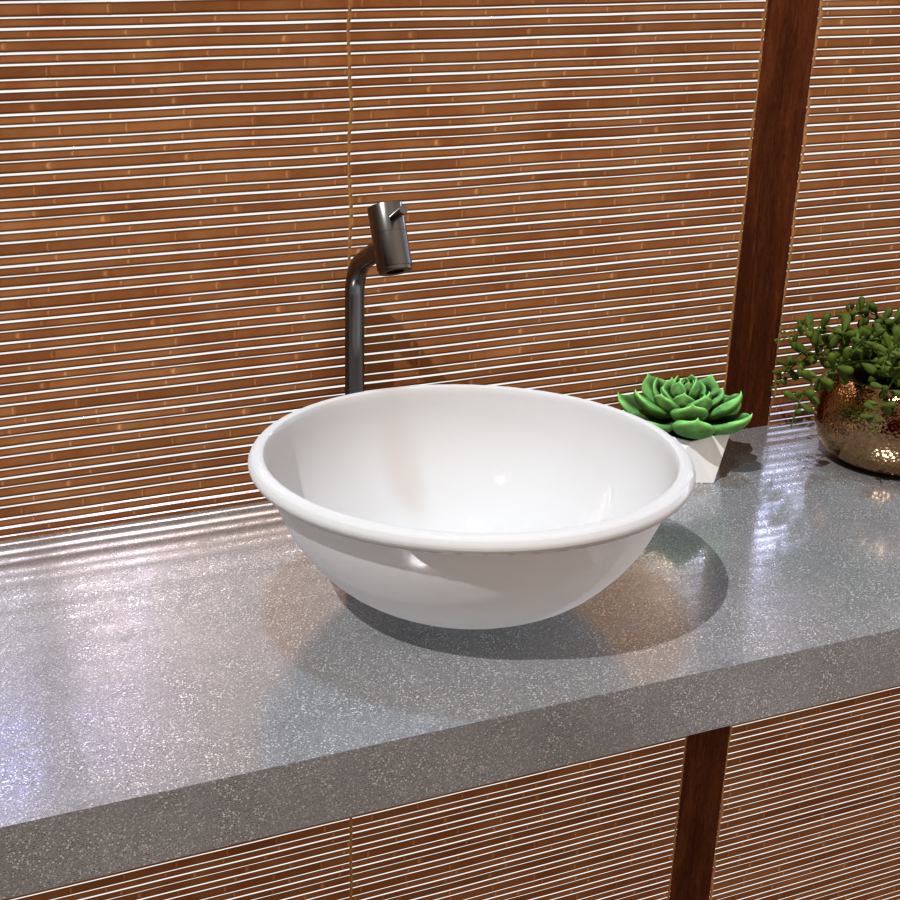 Cuba de Apoio Redonda Para Banheiro 35cm Preto Brilho - OMEGA em Oferta na Shopee