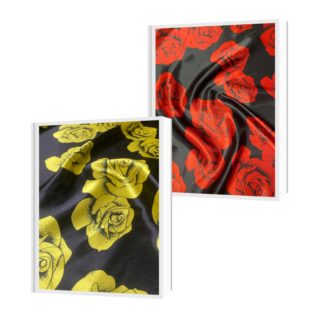 Tecido Cetim Floral Cigana Rosas 1,40m (largura) Saia de Gira e Roupa Cigana