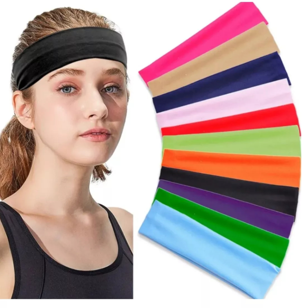 1 FAIXA DE CABELO  EM SUPLEX, ACADEMIA/ESPORTE/GINÁSTICA,