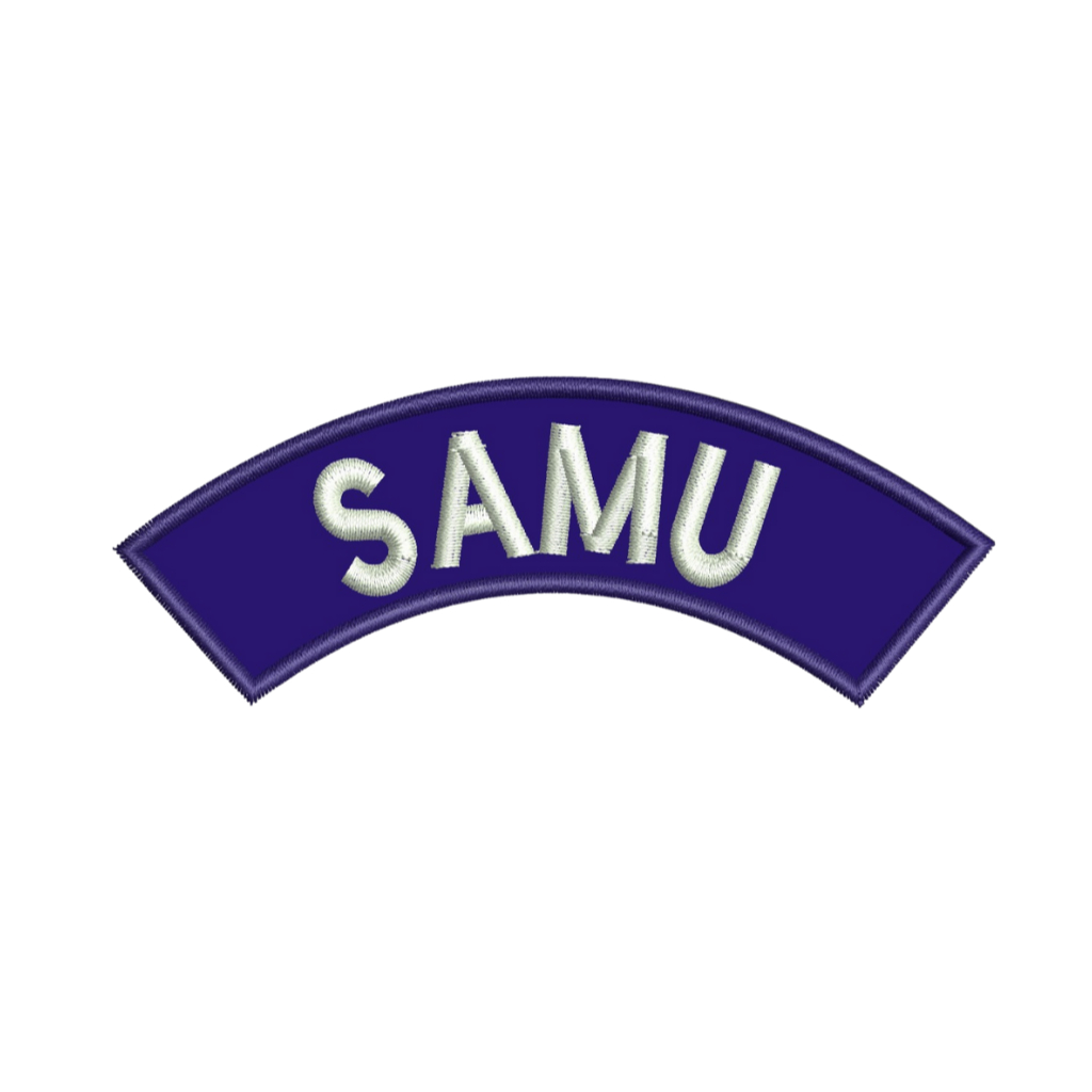 Patch Bordado Fecho de Contato - Samu
