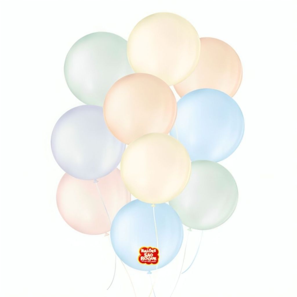 Balões São Roque Bexiga Candy Colors Nº5 C/25un em Oferta na Shopee