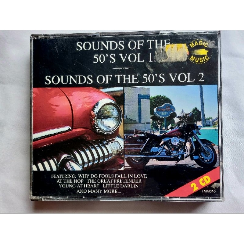 box cd duplo coletânea anos 50 sounds of the 50 volume 1 e 2 the plantéis Bill Haley fats domino bobby day