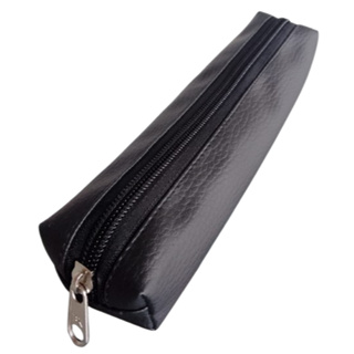 estojo escolar fininho porta lápis e caneta básico pequeno universitário em courino ecológico em Oferta na Shopee