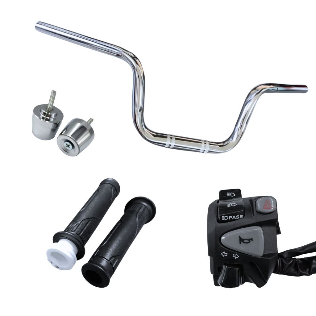 Kit Guidão Cargo Titan 160 Punho Luz Manopla Vazada Roldana Peso Punho em Oferta na Shopee