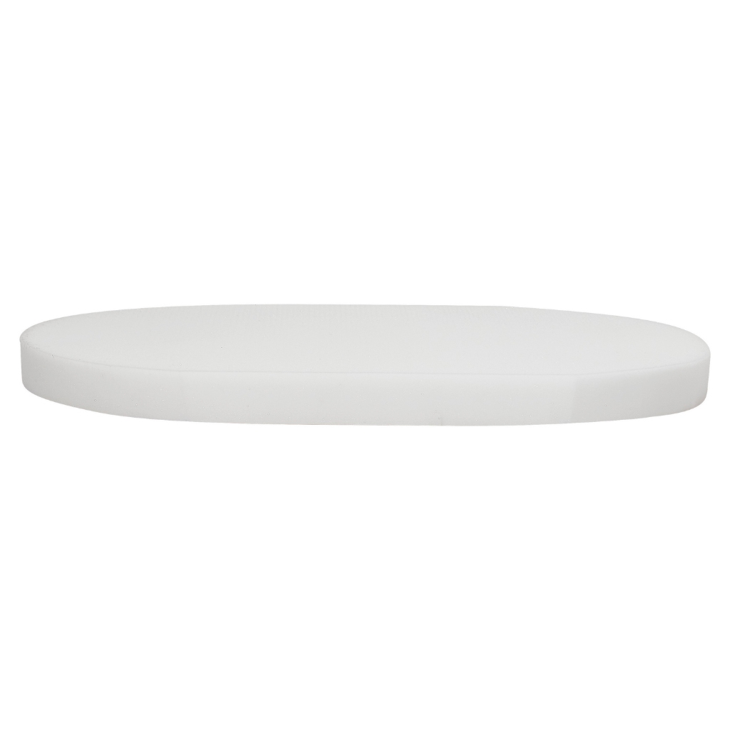Espuma sob medida 80cm x 35cm x 5cm  para Colchão de Moisés Berço Trocador Oval Redondo Tradicional Ninho para Bebês