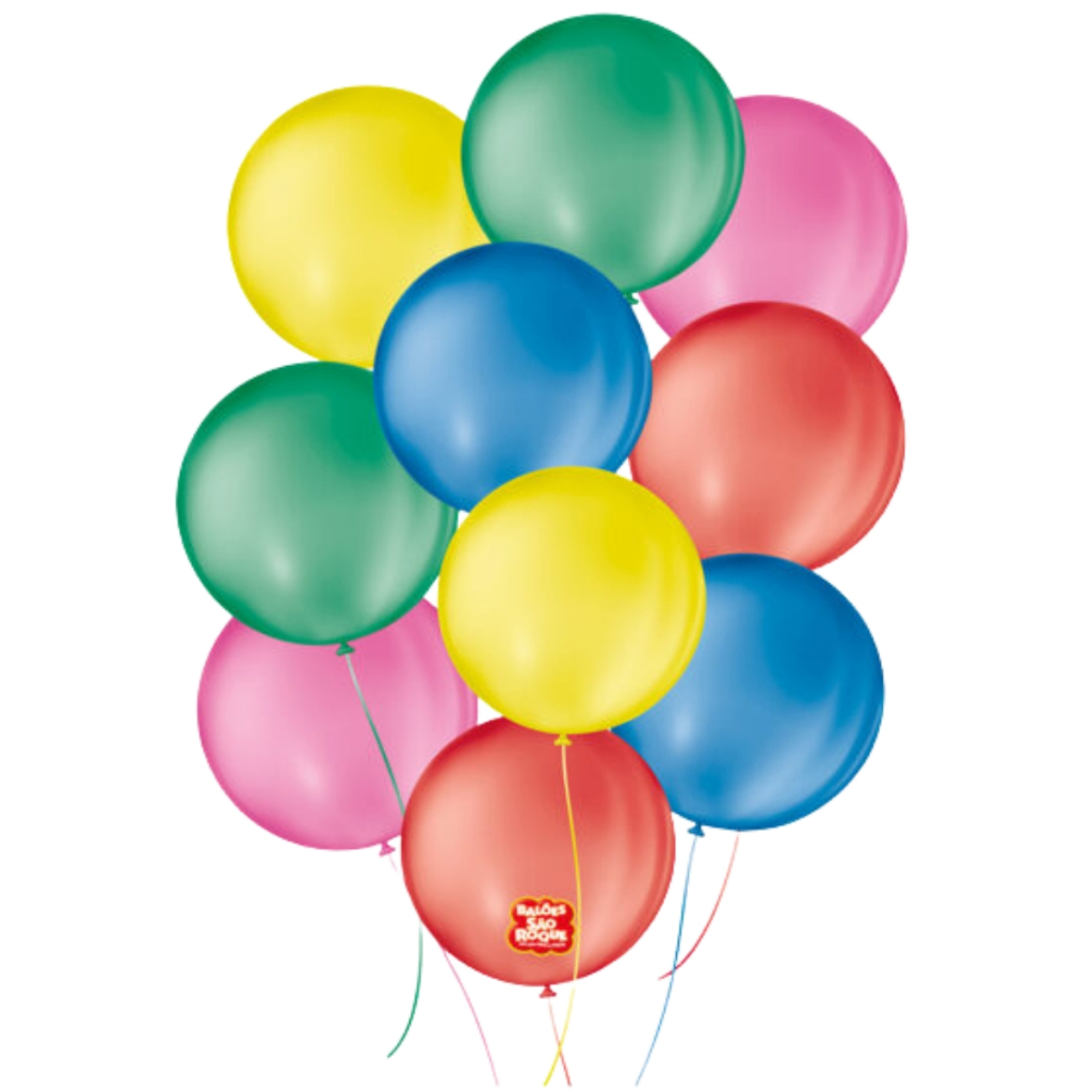 Balões São Roque Bexigas Lisa Nº5 C/50 Unidades em Oferta na Shopee