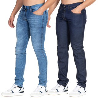 Kit C/2 Calça Jeans Masculina Skinny Com Elastano Premium Promoção em Oferta na Shopee