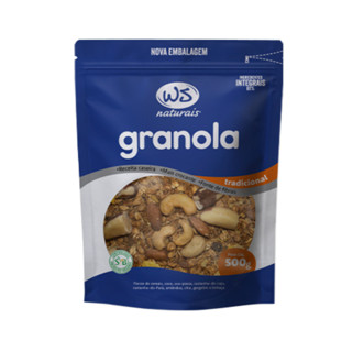 Kit 6 Granola Com Castanhas 500g Ws em Oferta na Shopee