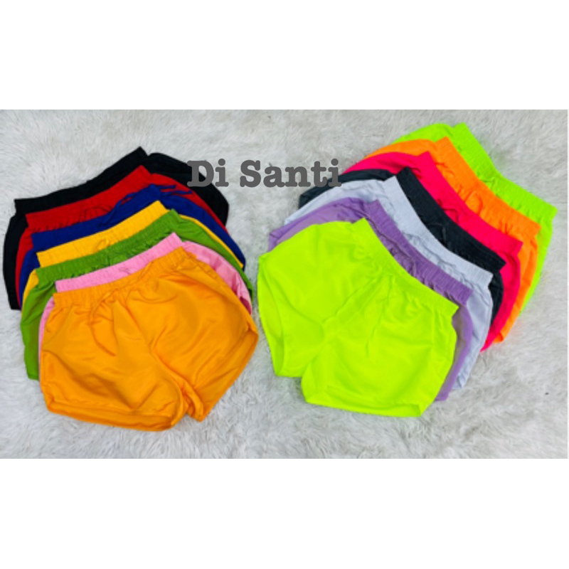 shorts tactel feminino fitnes academia corrida saida de praia em Oferta na Shopee