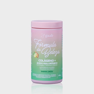 Colágeno Fórmula da Beleza Sabor Limão Gaab Wellness em Oferta na Shopee