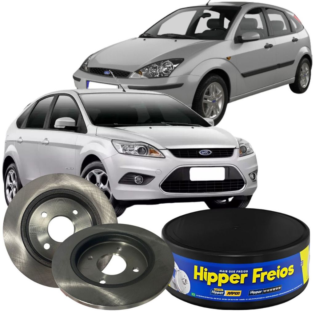Par Disco Freio Original Traseiro Solido Focus 2001 À 2007 em Oferta na Shopee