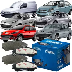 Jogo Pastilha Freio Cobreq Citroen Berlingo Peugeot Hoggar