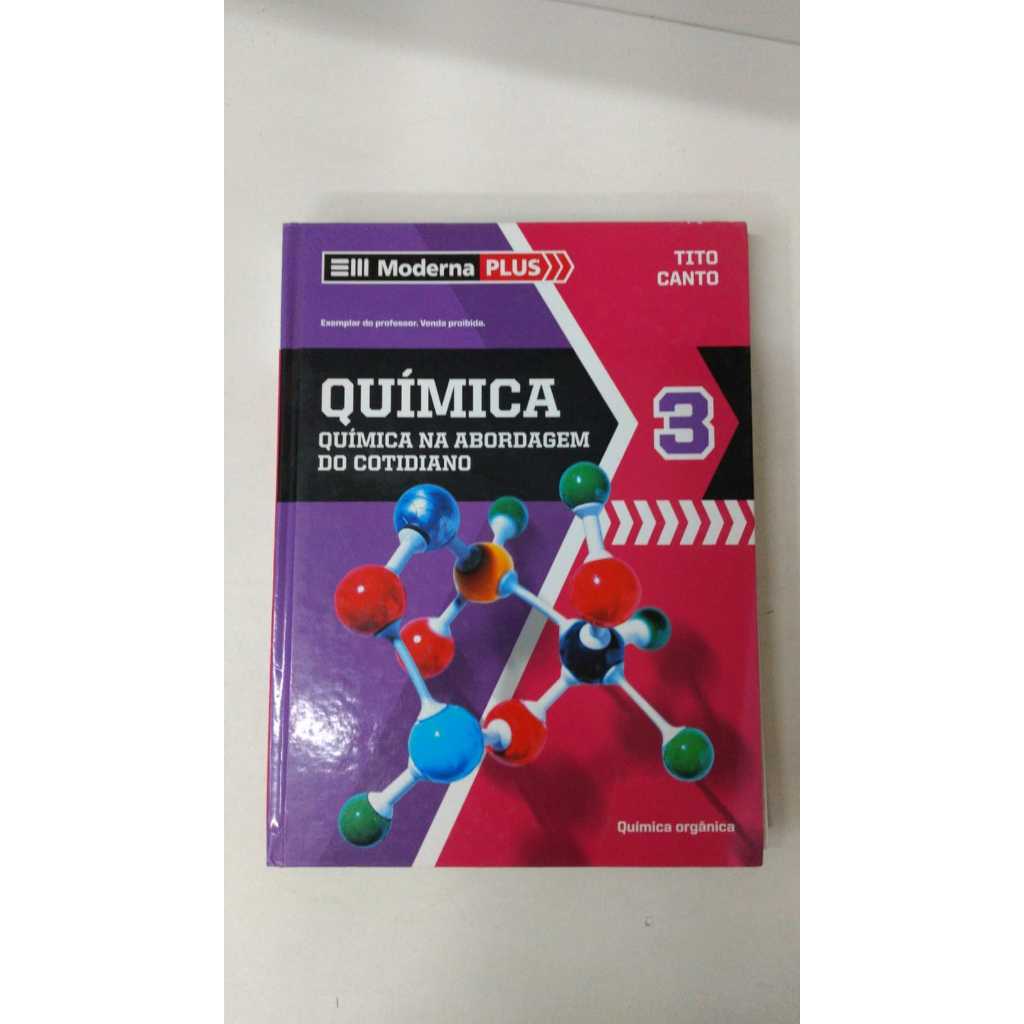 Livro Moderna Plus Química 3 Tito E Canto 13109