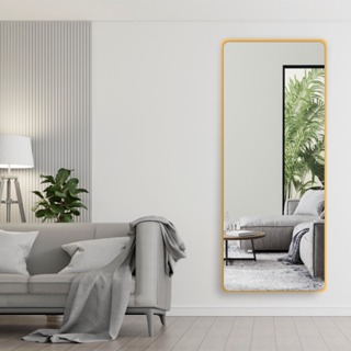 Espelho Retangular Grande Corpo Inteiro 150x40cm Com Moldura Alumínio Para Quarto Sala Decorativo em Oferta na Shopee