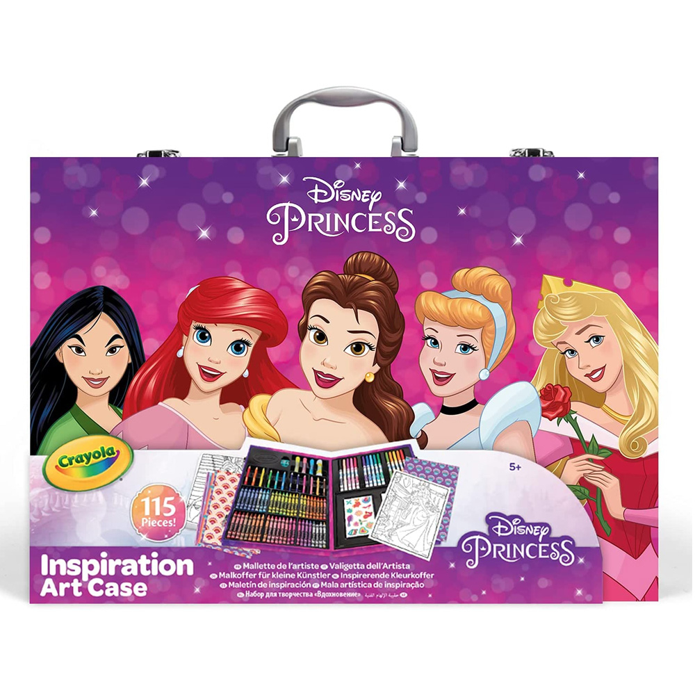 Maleta Princesas Disney Crayola c/ 115 Peças