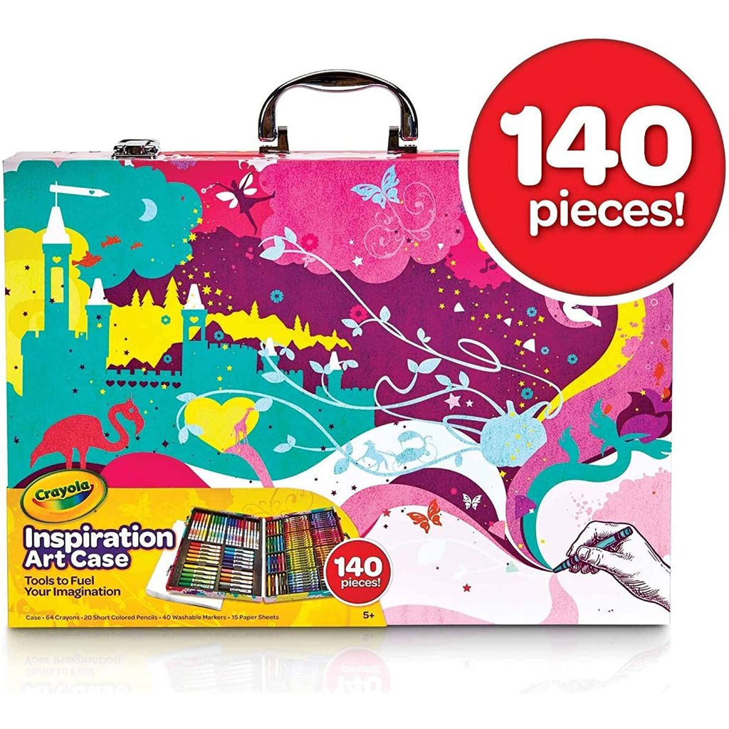 Crayola Maleta Com 140 Peças Inspiration Art Pink