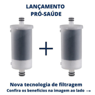 Refil Filtro Reposição Carvão Ativado Pro Saude em Oferta na Shopee