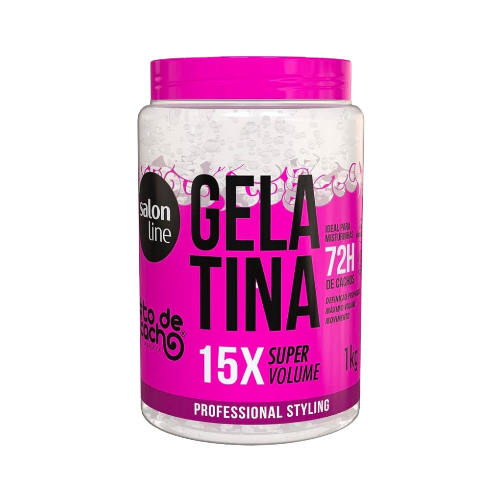 Gelatina #todecacho Super Volume 1kg em Oferta na Shopee