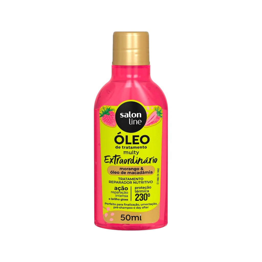 Óleo Reparador Morango Cachos dos Sonhos Multy Extraordinário 50ml