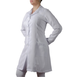 Jaleco Feminino Oxford Com Punho em Oferta na Shopee