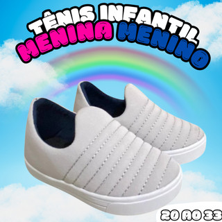 Tênis Infantil SOLA RETA Menina Menino Super estiloso Tendência MACIO/LEVE/CONFORTÁVEL