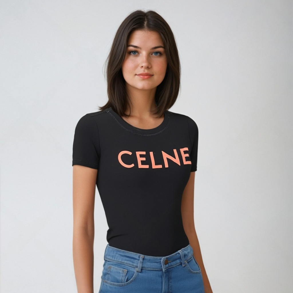 Blusa T-shirt Feminina Estampada Love Baby Look Camiseta 100% Algodão