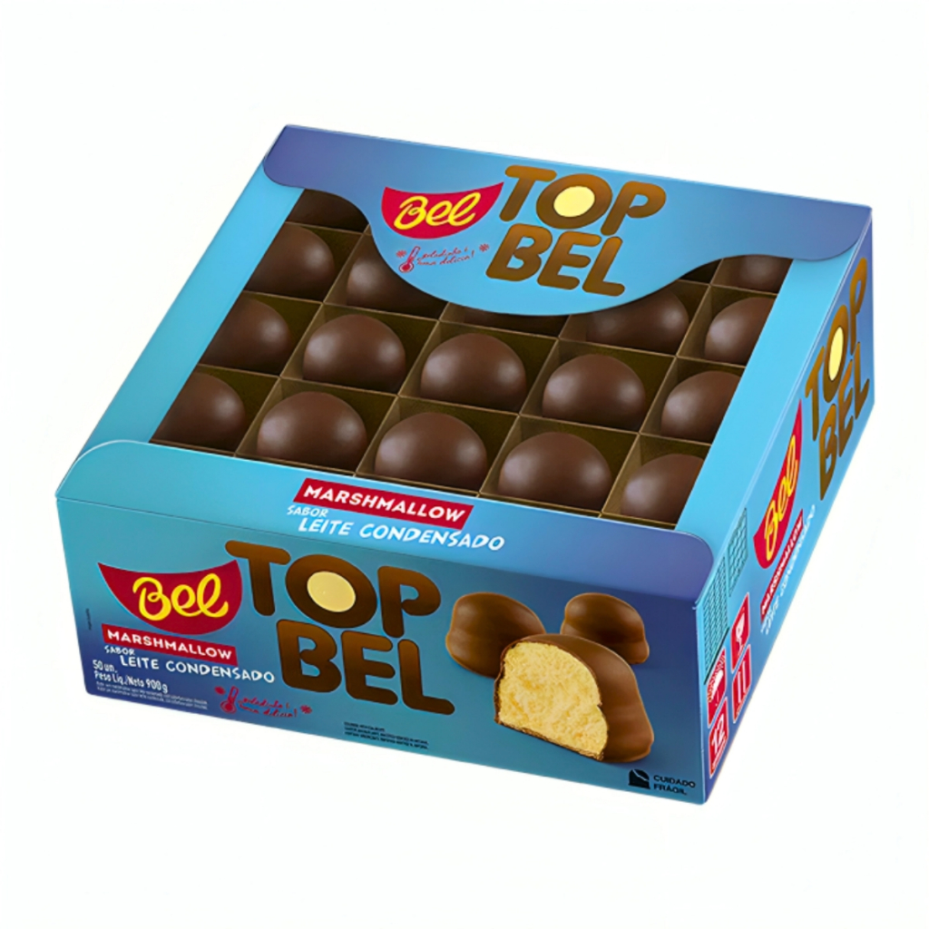 Marshmallow Chocolate TopBel Leite Condensado C/50UN