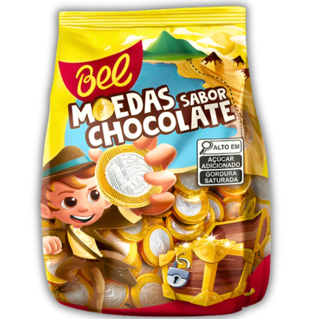 Moedas De Chocolate 500g Bel