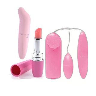 Kit Sex Shop Vibrador Feminino Ponto G Golfinho + Vibra Bullet + Vibro Batom Discreto Sigiloso em Oferta na Shopee
