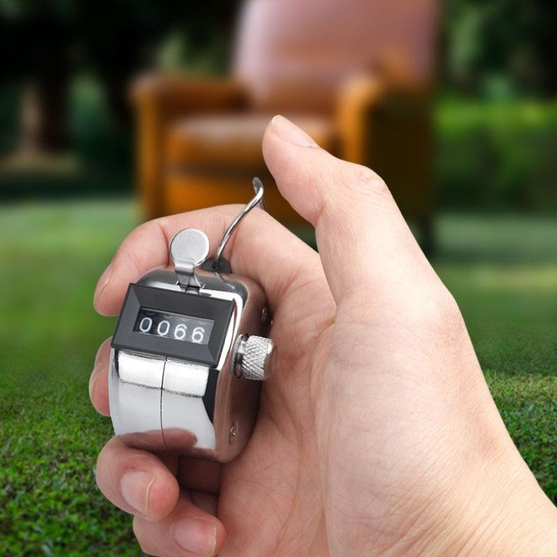 Contador Manual De Pessoas 4 Digitos Controle Entrada