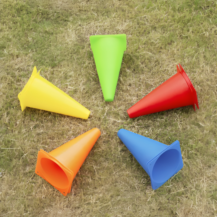 Kit 10 Cone Treinamento Funcional Treino Agilidade Cone De Treinamento Futebol Esportes Esportivo