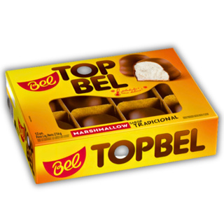 Chocolate Ao Leite Tradicional Topbel C/12 Unidades - Bel em Oferta na Shopee