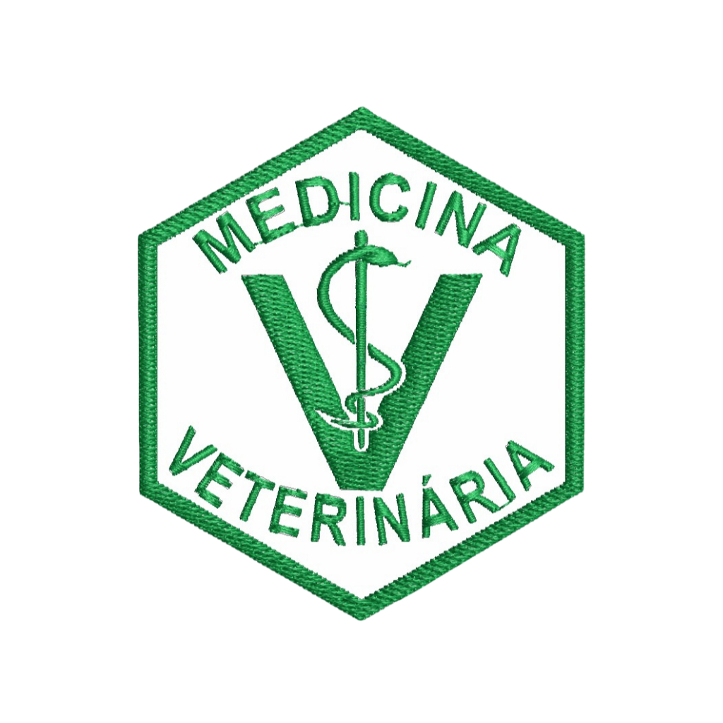 Patch Bordado Fecho de Contato - Medicina Veterinária