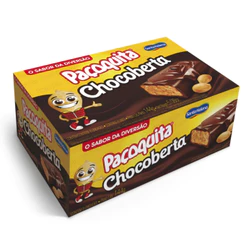 Paçoquita Chocoberta 144g C/8UN Santa Helena