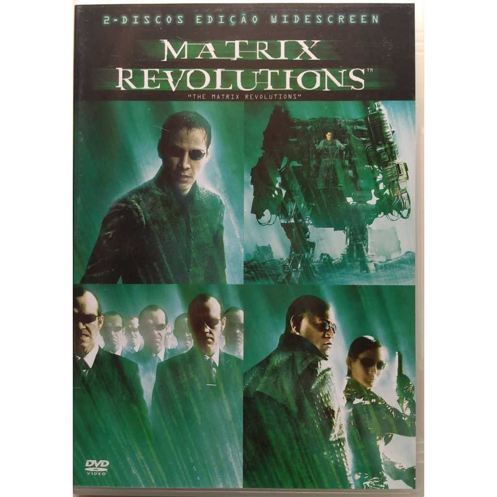 Matrix Revolutions EDIÇÃO WIDESCREEN Dvd DUPLO Keanu Reeves