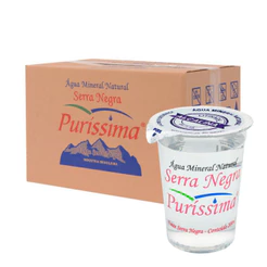 Agua Mineral Puríssima Copo 200ml Caixa Com 48 Unid