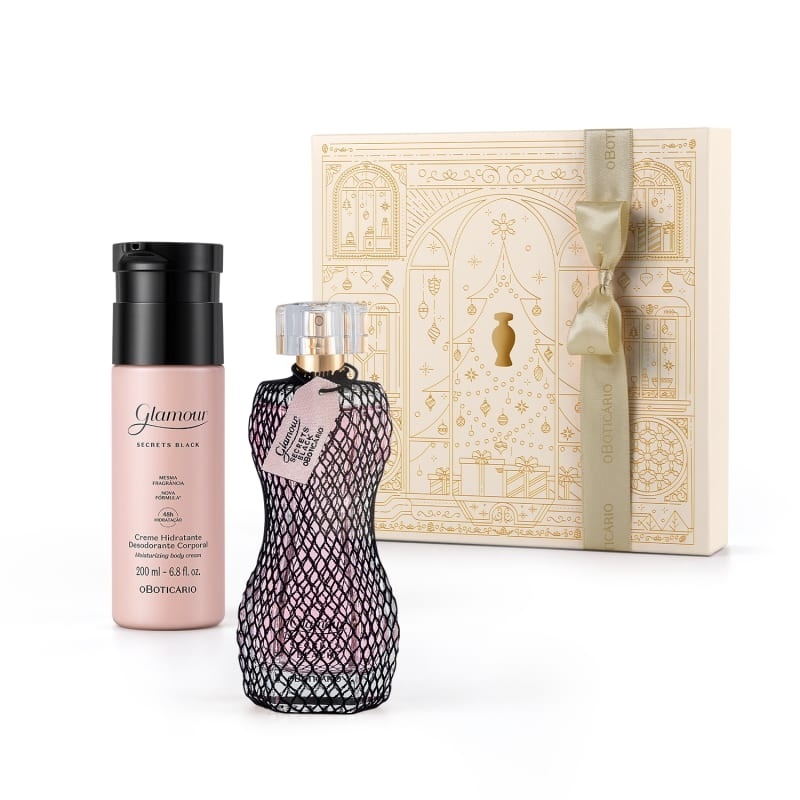 Kit Presente Natal Glamour Secrets Black (2 itens)