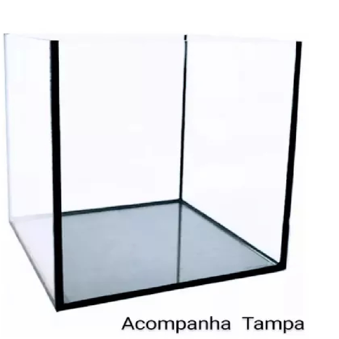 Vaso 30x30 Cubo nano 26 Litros Para plantas natural ou artificial aquário peixes ornamental