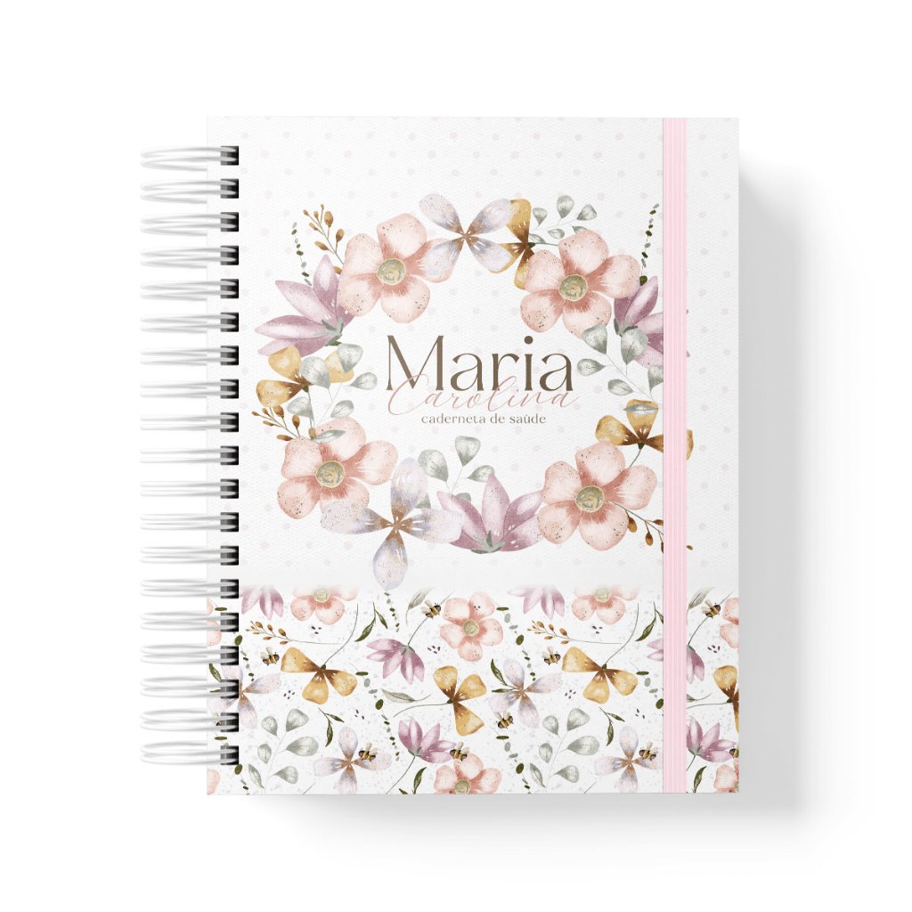 Caderneta de Saúde/Vacinação Capa Dura Personalizada do bebê VÁRIOS TEMAS NOVOS Menina ATUALIZADA