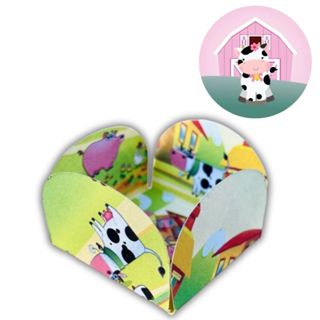 50~400 Forminhas para doces 4 Pétalas Temática Fazendinha -  (Happy Festas) em Oferta na Shopee