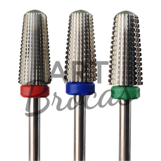 Broca de tungstênio cônica para acabamento remoção corte reto para unhas canhotos em Oferta na Shopee