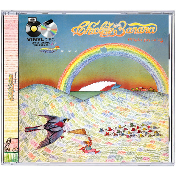 CD CHICLETE COM BANANA - ESTAÇÃO DAS CORES 1982 / EDÇAO VINYL DISC