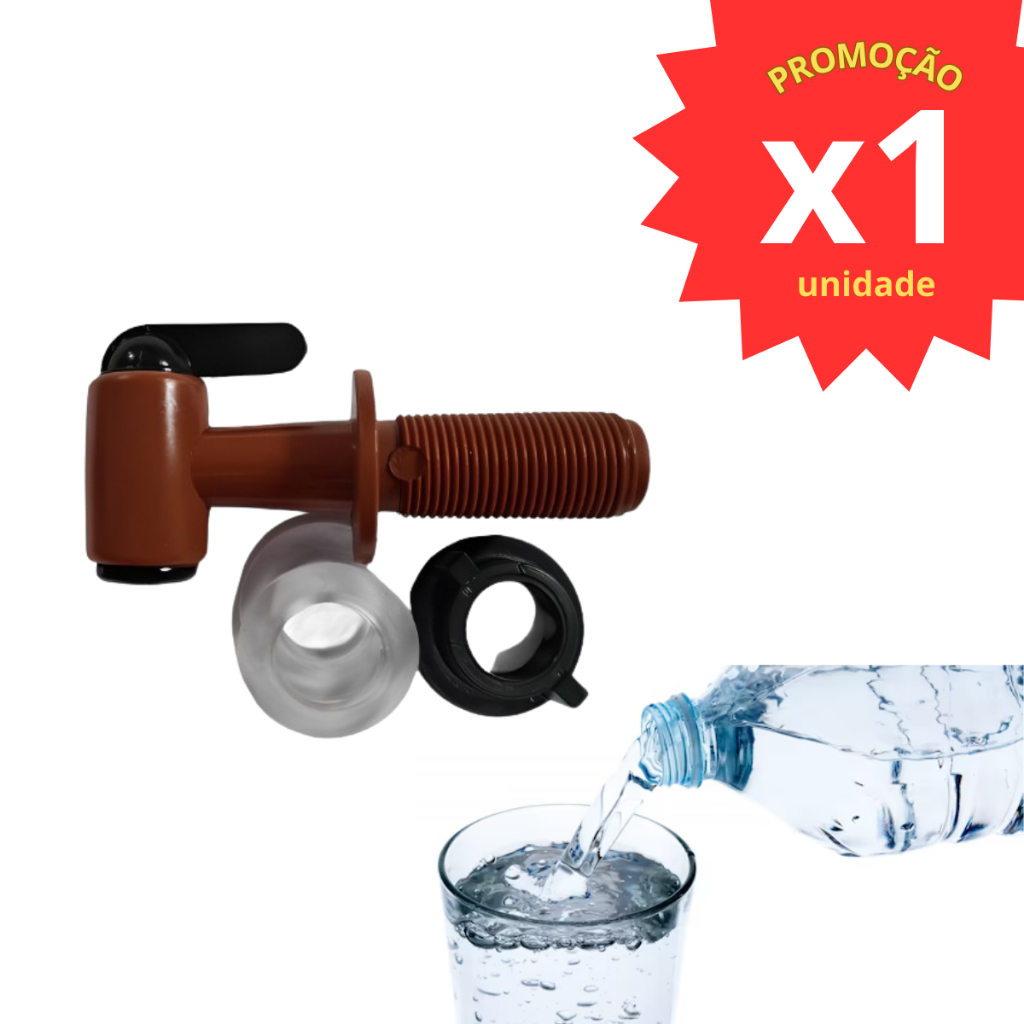 Torneira Filtro Manual / de Virar - Para Filtro De Barro, Suqueira e afins 1 Unidade em Oferta na Shopee