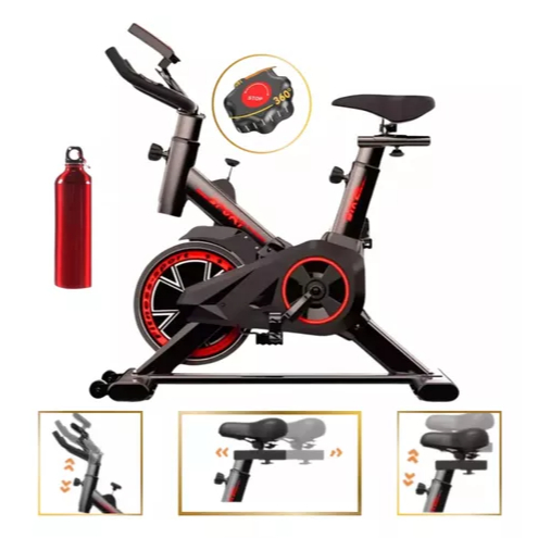 Bicicleta Spinning Ergométrica - Assento e Guidão Ajustáveis