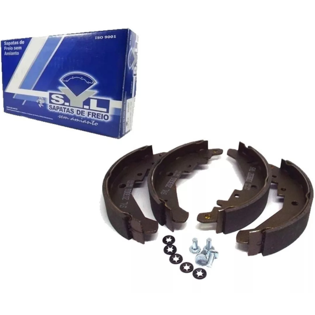 Jogo Kit Sapata Lona Traseira Fiat Palio Siena Uno Fire SYL em Oferta na Shopee