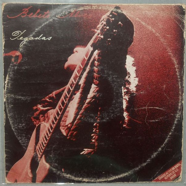 LP Bebeto Alves Pegadas Gravado Ao Vivo Disco de Vinil Música Gaúcha